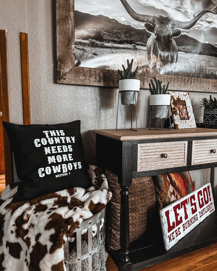 More Cowboys Pillow Cover