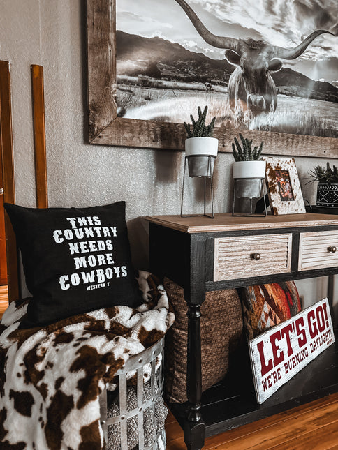 More Cowboys Pillow Cover