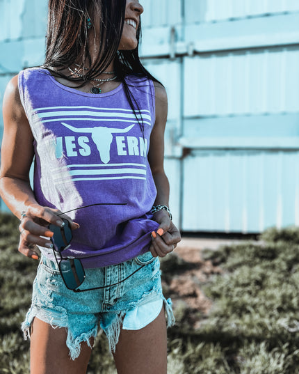 Brand Tank Lavender