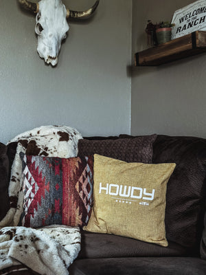 HOWDY Pillow Cover