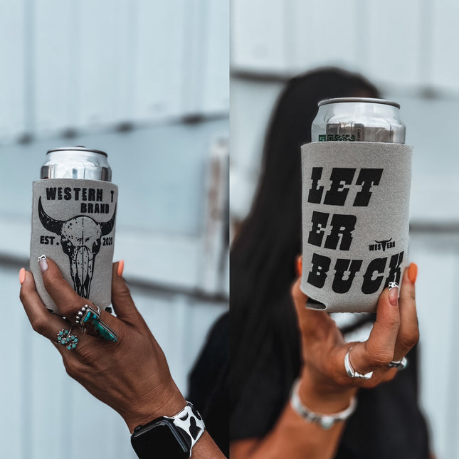 Brand Koozie Grey Khaki