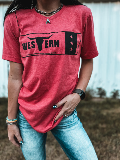 Western in Midwestern HEATHER RED