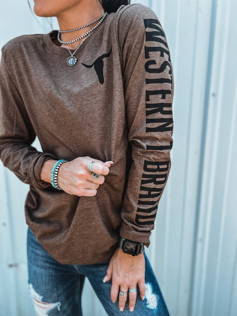 Brand Longsleeve Brown