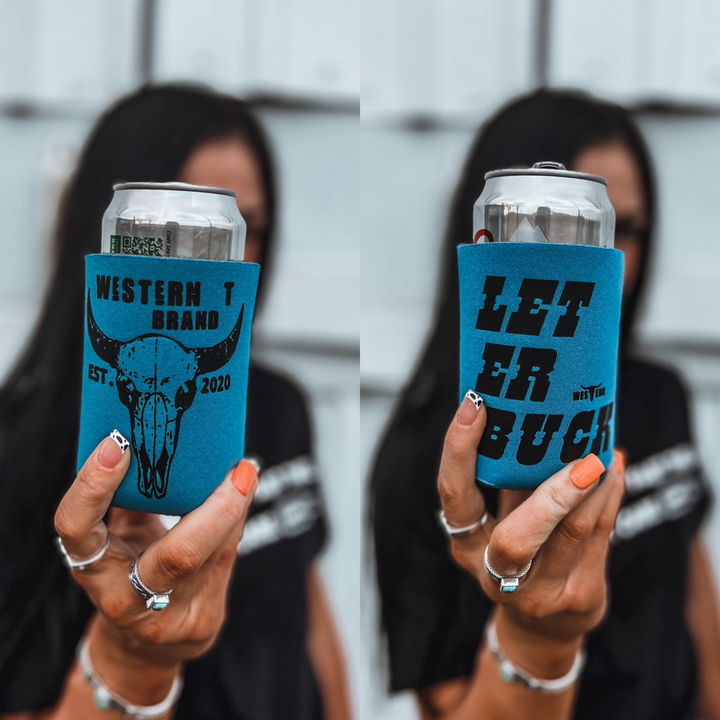 Brand Koozie Blue