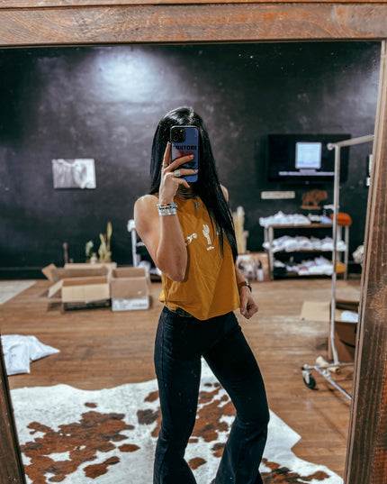 The Cowboy Guide Cropped Tank