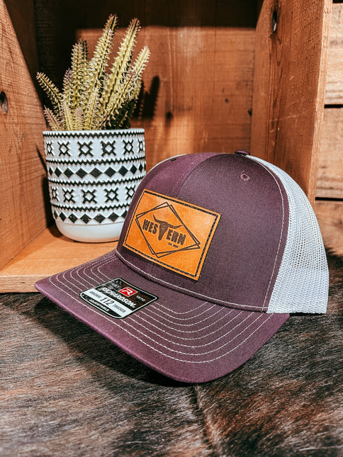 Brand Hat Maroon/White - 112