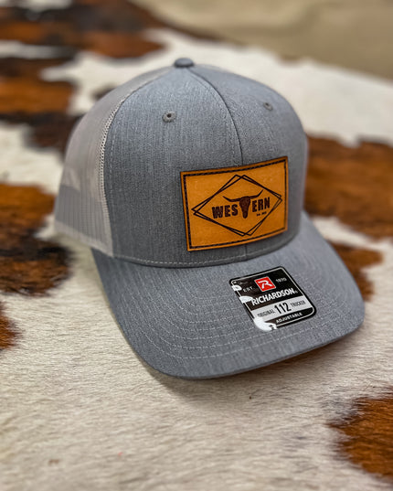 Brand Hat Light Heather Grey