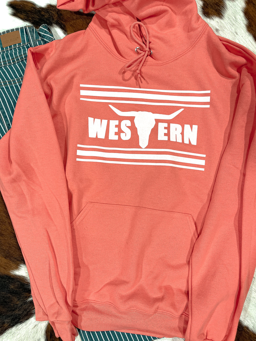 Brand Hoodie SUNSET Coral