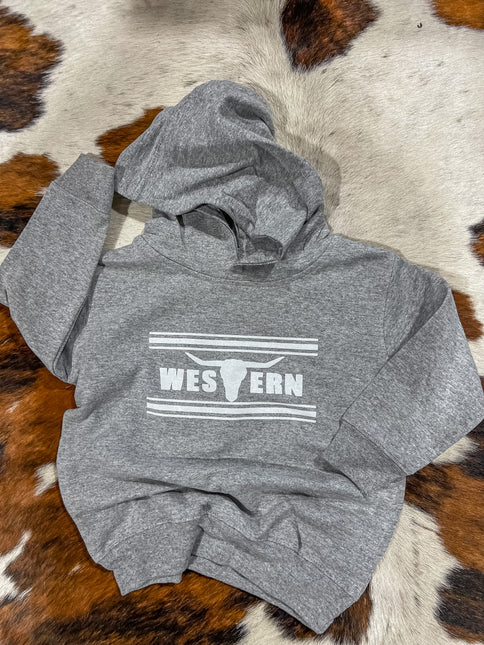 Brand Hoodie Toddler Grey