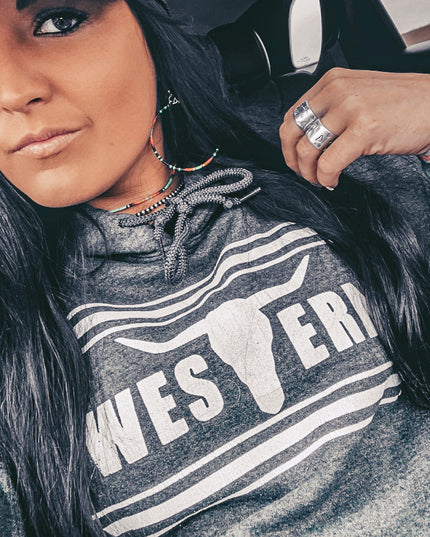 Brand Hoodie [Dark Grey Heather]