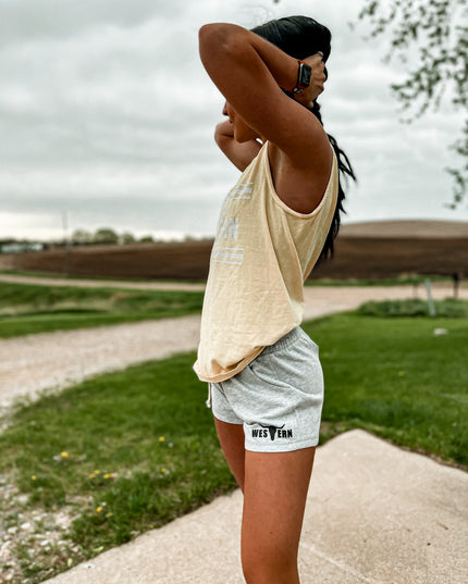 Brand Rally Shorts Light Grey