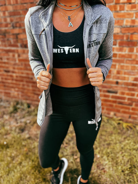 Brand Full Zip Athletic Jacket