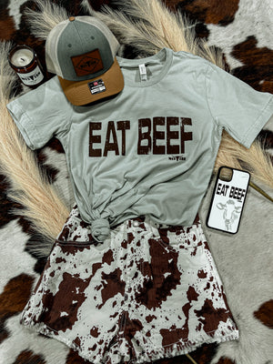 EAT BEEF - Grey