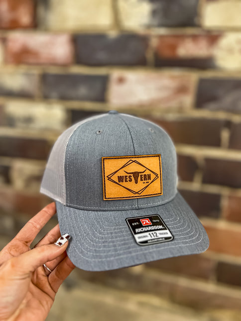 Brand Hat Light Heather Grey