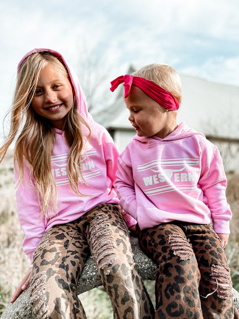 Brand Hoodie Toddler Pink