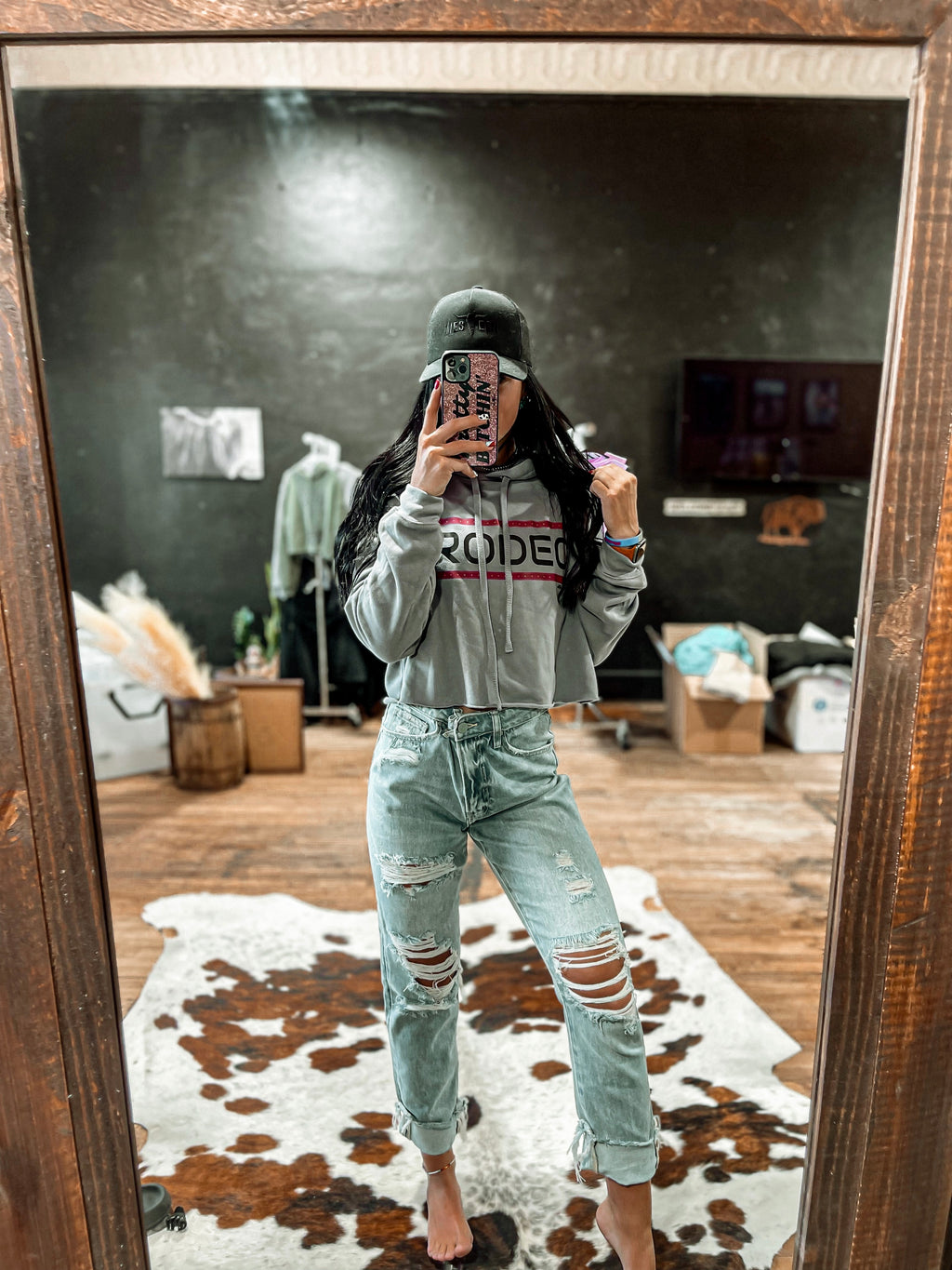RODEO Cropped Hoodie