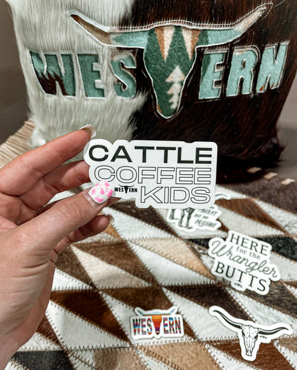 Cattle + Coffee Sticker