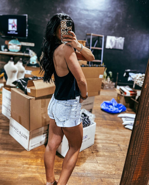 When She Drinks Cropped Tank