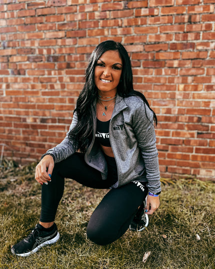 Brand Full Zip Athletic Jacket