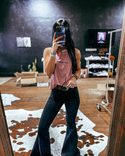 Yeehaw Sh*t Cropped Tank