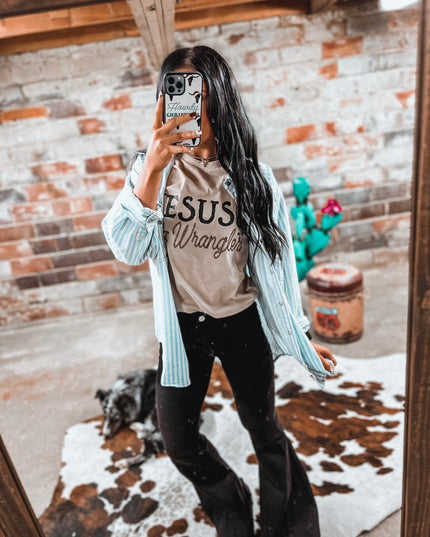 Jesus & Wranglers TAN