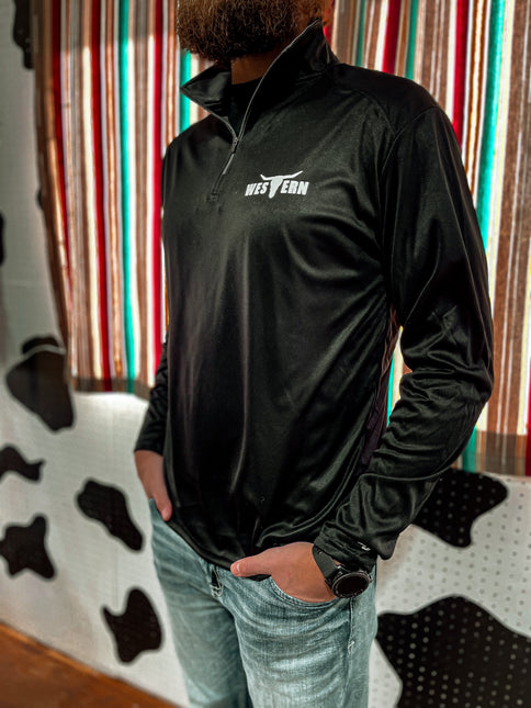 Men’s 1/4 Zip Athleisure BLACK