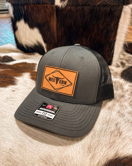 Brand Hat Charcoal/Black