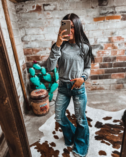 Brand T Longsleeve Grey