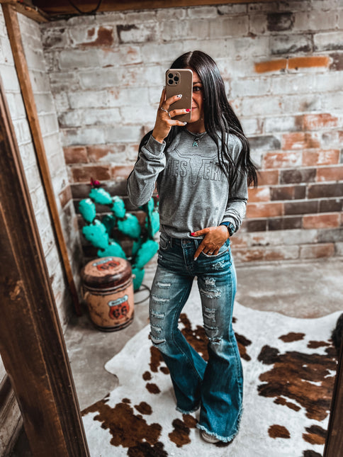 Brand T Longsleeve Grey