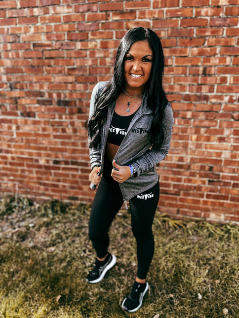 Brand Full Zip Athletic Jacket