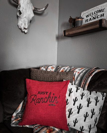 Just Ranchin’ Pillow Cover