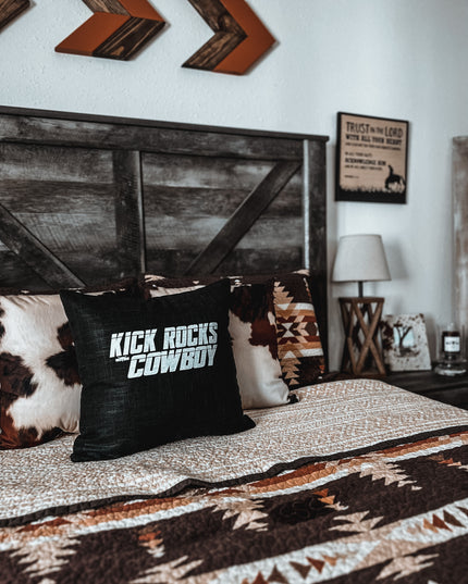 Kick Rocks Pillow Cover