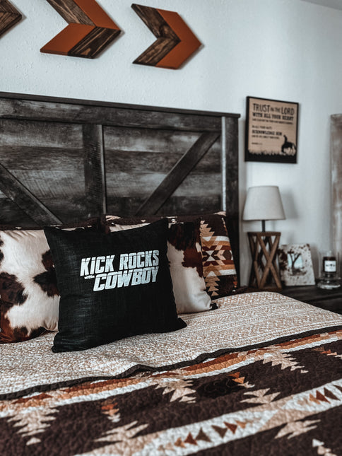 Kick Rocks Pillow Cover