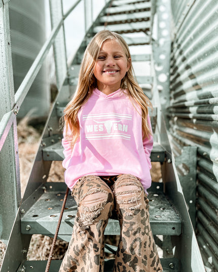 Brand Hoodie Toddler Pink