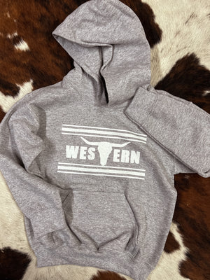 Brand Hoodie YOUTH Grey