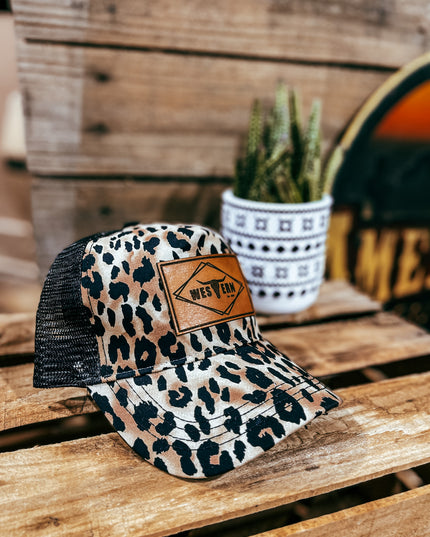 Brand Hat Cheetah - Brown