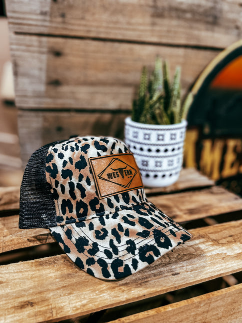 Brand Hat Cheetah - Brown